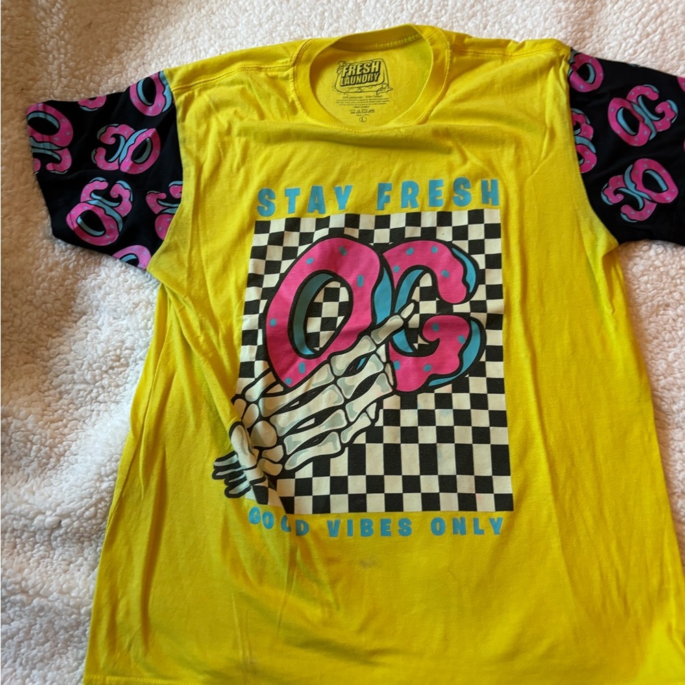 Yellow Graphic Tee